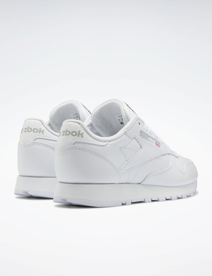 Reebok Classic Leather Shoes - Cloud White/Pure Grey 3images4- The Sports Edit