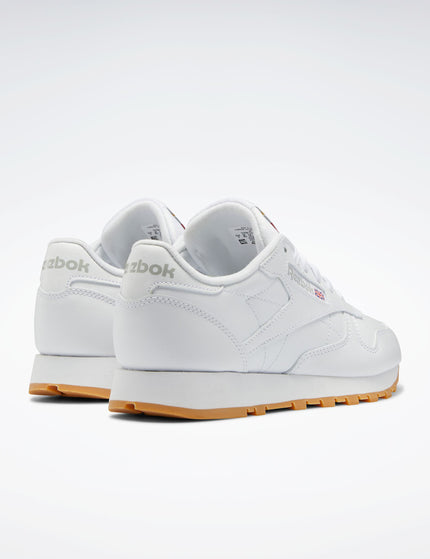 Reebok Classic Leather Shoes - Cloud White/Pure Grey 3/Reebok Rubber Gum-03images3- The Sports Edit