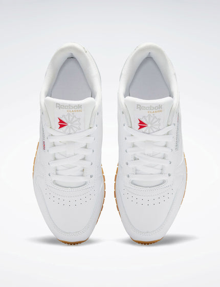 Reebok Classic Leather Shoes - Cloud White/Pure Grey 3/Reebok Rubber Gum-03images4- The Sports Edit
