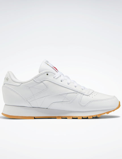 Reebok Classic Leather Shoes - Cloud White/Pure Grey 3/Reebok Rubber Gum-03images2- The Sports Edit