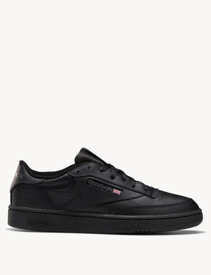 Reebok Club C 85 Shoes - Intense Black/Charcoalimages1- The Sports Edit