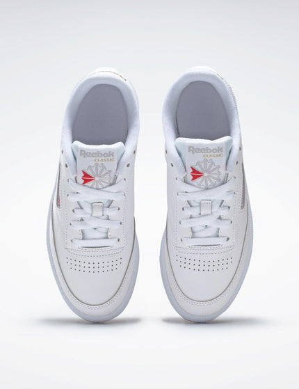 Reebok Club C 85 Shoes - White/Light Grey/Gumimages3- The Sports Edit