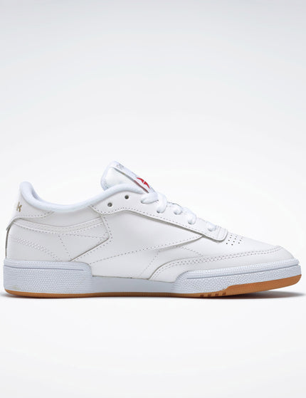 Reebok Club C 85 Shoes - White/Light Grey/Gumimages2- The Sports Edit