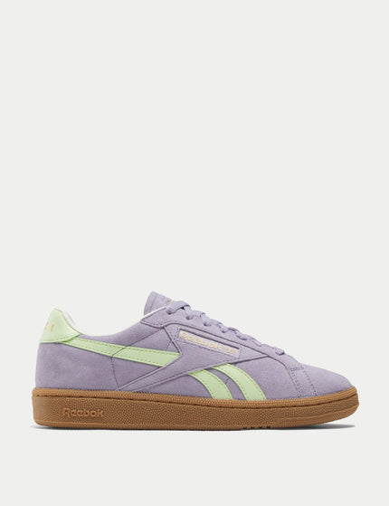 Reebok Club C Grounds Shoes - Dusk Purple/Astro Lime/Gumimages1- The Sports Edit