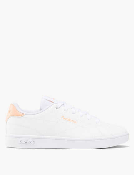 Reebok Court Clean Sneakers - Cloud White/Peach Glow/Blushimages1- The Sports Edit