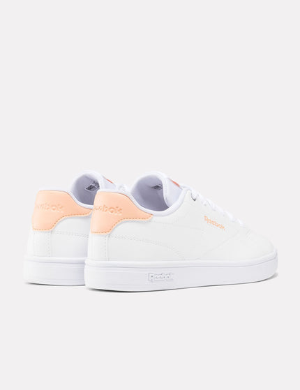 Reebok Court Clean Sneakers - Cloud White/Peach Glow/Blushimages2- The Sports Edit