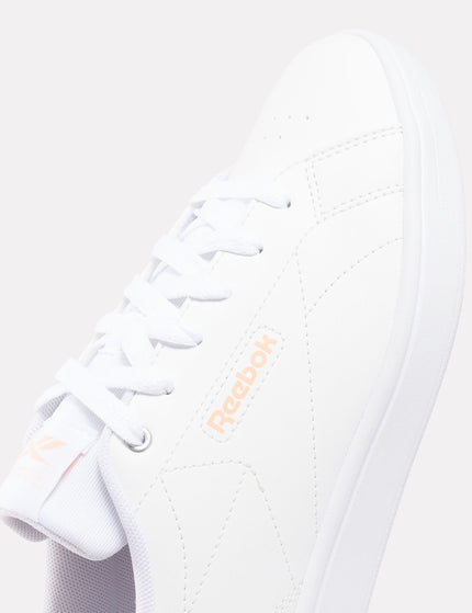 Reebok Court Clean Sneakers - Cloud White/Peach Glow/Blushimages3- The Sports Edit