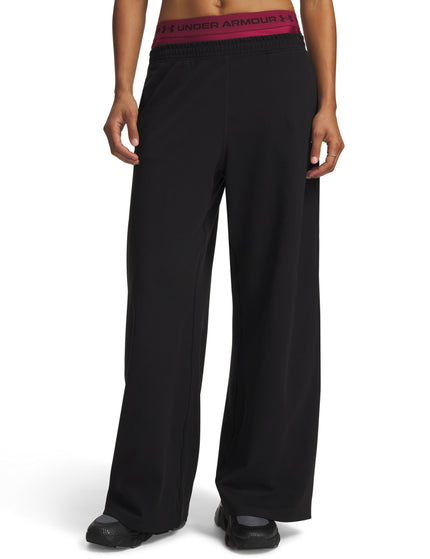 Under Armour Motion Wide Leg Pants - Ultimate Black/Whiteimages1- The Sports Edit