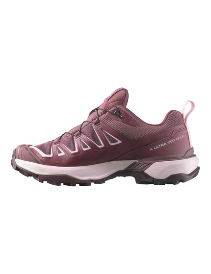 Salomon X Ultra 360 Edge Gore-Tex - Huckleberry/Maroon Banner/Icy Pinkimages4- The Sports Edit