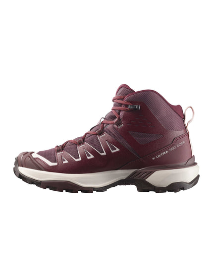 Salomon X Ultra 360 Edge Mid Gore-Tex - Huckleberry/Maroon Banner/Icy Pinkimages4- The Sports Edit