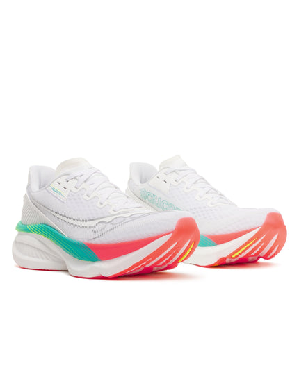 Saucony Endorphin Azura - White/Multiimages2- The Sports Edit