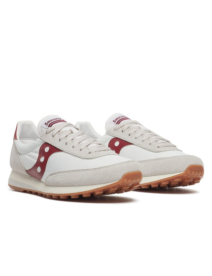 Saucony Trainer 80 - White/Maroonimages2- The Sports Edit