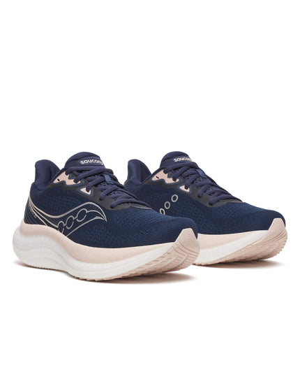 Saucony Triumph 23 - Navy/Cameoimages2- The Sports Edit