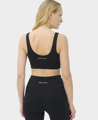 All Day Bralette Light Support Sports Bra - Black