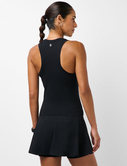 Sweaty Betty Athlete Crop Seamless Workout Vest - Blackimages2- The Sports Edit