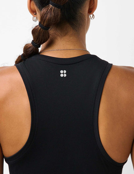 Sweaty Betty Athlete Crop Seamless Workout Vest - Blackimages3- The Sports Edit