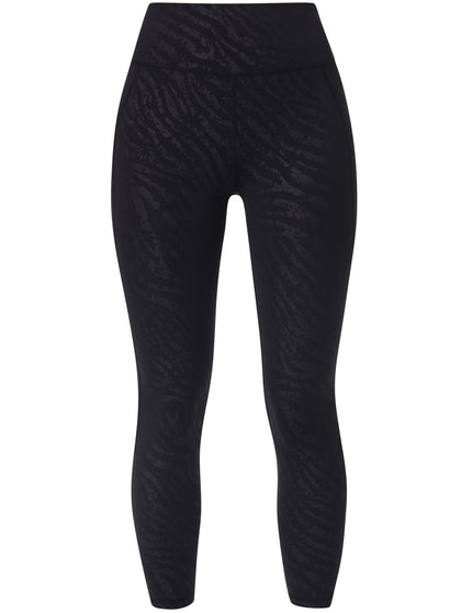 Sweaty Betty All Day Leggings - Black Faded Zebra Emboss Printimages8- The Sports Edit