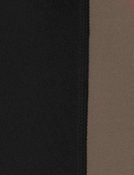 Sweaty Betty All Day 7/8 Side Stripe Legging - Black/Taupeimages7- The Sports Edit