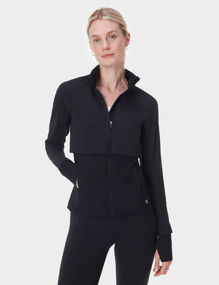 Sweaty Betty Pro Run Water Resistant Run Jacket - Blackimages1- The Sports Edit