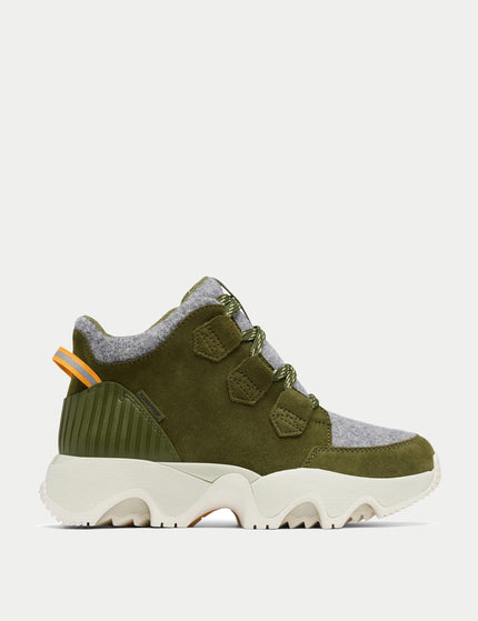 Sorel Kinetic Impact Caribou Plus Waterproof Sneaker Boots - Utility Green/Light Aloeimages1- The Sports Edit