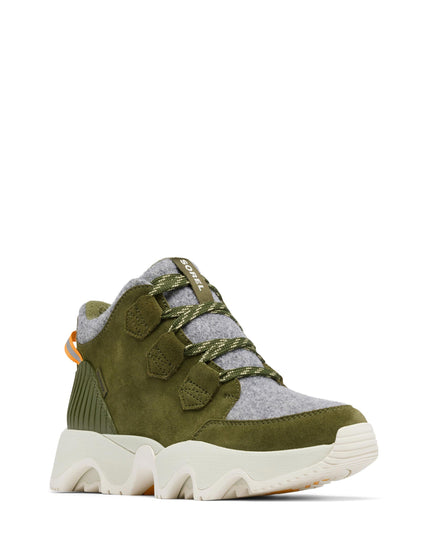 Sorel Kinetic Impact Caribou Plus Waterproof Sneaker Boots - Utility Green/Light Aloeimages3- The Sports Edit