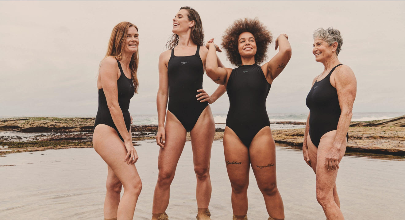 Speedo WOMENS RACER ZIP SWIMSUIT WITH BUILT IN SWIM BRA - Swimsuit