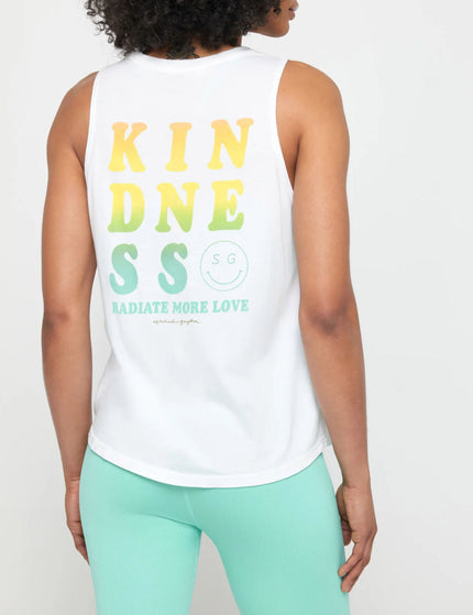 Spiritual Gangster Radiate Kindness Jade Tank - Whiteimages3- The Sports Edit