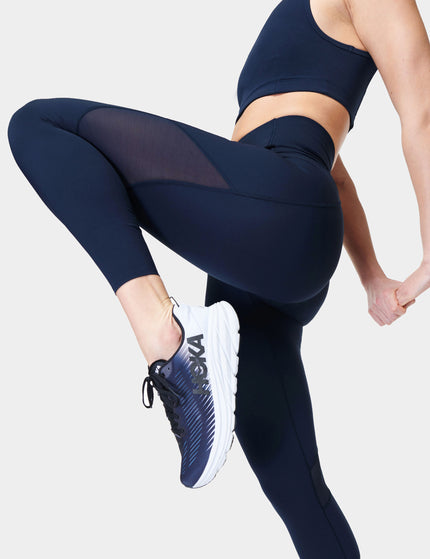 Sweaty Betty Aerial Power UltraSculpt High Waisted Leggings - Navy Blueimages3- The Sports Edit
