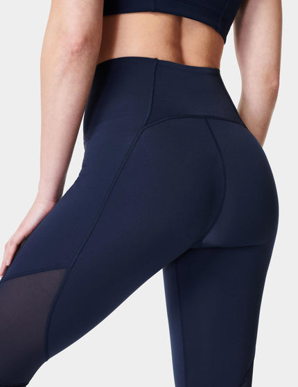 Sweaty Betty Aerial Power UltraSculpt High Waisted Leggings - Navy Blueimages2- The Sports Edit
