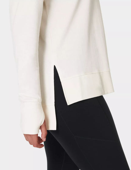 Sweaty Betty After Class Longline Sweatshirt - Lily Whiteimages4- The Sports Edit