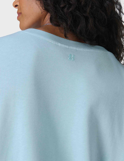 Sweaty Betty After Class Longline Sweatshirt - Vista Blueimages4- The Sports Edit