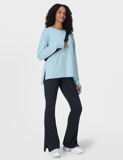 Sweaty Betty After Class Longline Sweatshirt - Vista Blueimages6- The Sports Edit