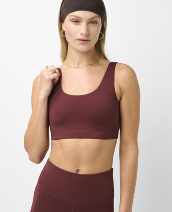 All Day Bralette - Malbec Red