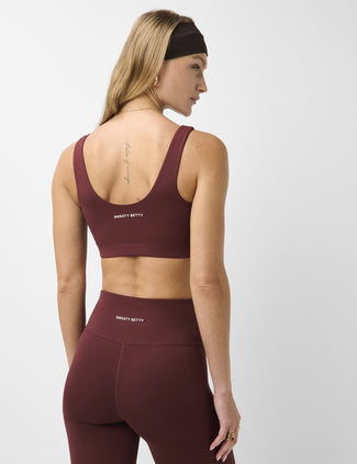All Day Bralette - Malbec Red