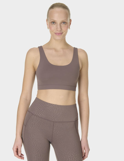 Sweaty Betty All Day Light Support Sports Bra - Taupe Brownimages1- The Sports Edit