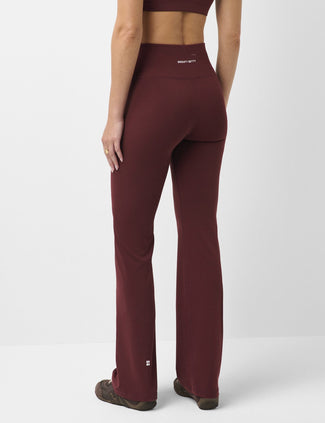 All Day Straight Leg Trouser - Malbec Red