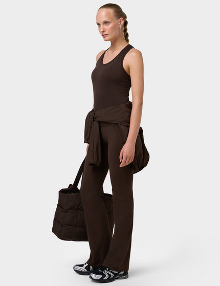 Sweaty Betty Athlete Crop Seamless Workout Vest - Espresso Brownimages5- The Sports Edit