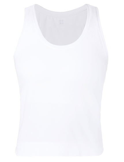 Sweaty Betty Athlete Crop Seamless Workout Vest - Whiteimages6- The Sports Edit