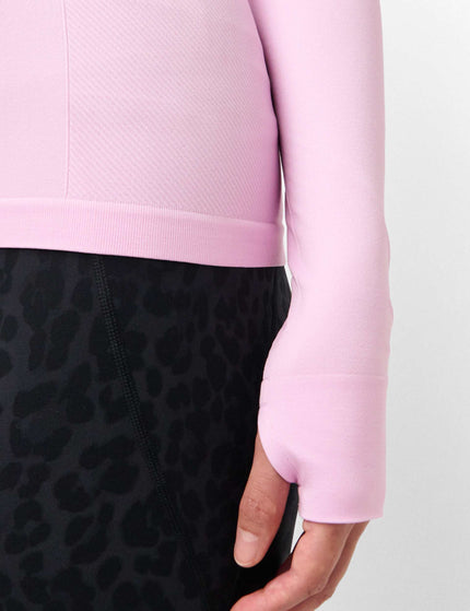 Sweaty Betty Athlete Seamless Gym Long Sleeve Top - Lilac Pinkimages3- The Sports Edit
