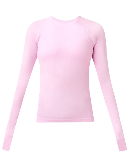 Sweaty Betty Athlete Seamless Gym Long Sleeve Top - Lilac Pinkimages6- The Sports Edit
