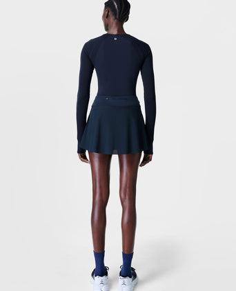 Athlete Seamless Workout Long Sleeve Top - Navy