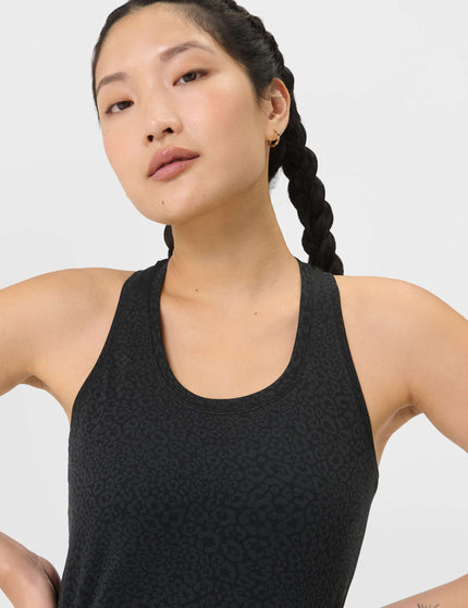 Sweaty Betty Athlete Seamless Workout Vest - Black Leo Spots Jacquardimages3- The Sports Edit