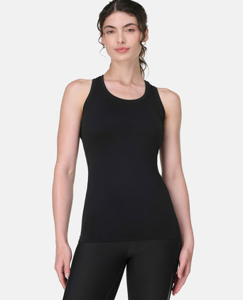Athlete Seamless Workout Vest - Black