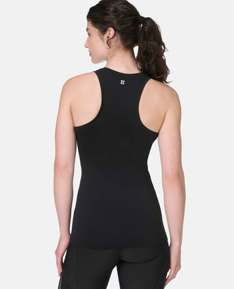 Athlete Seamless Workout Vest - Black