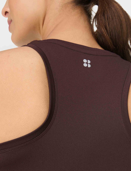 Sweaty Betty Athlete Seamless Workout Vest - Sable Brownimages4- The Sports Edit