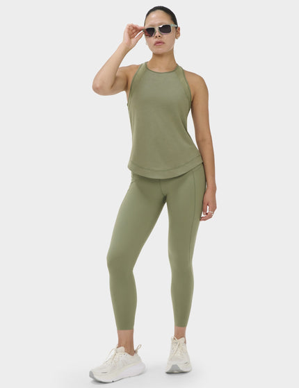 Sweaty Betty Breathe Easy Mesh Run Vest Top - Bracken Greenimages4- The Sports Edit