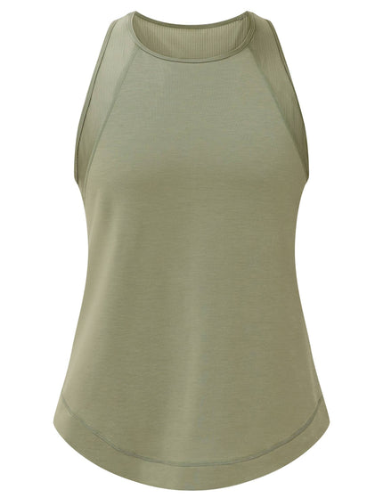 Sweaty Betty Breathe Easy Mesh Run Vest Top - Bracken Greenimages5- The Sports Edit