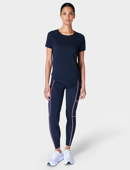 Sweaty Betty Breathe Easy Running T-Shirt - Navy Blueimages3- The Sports Edit