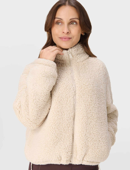 Sweaty Betty Canyon Fleece Zip Up - Barley Beigeimages1- The Sports Edit