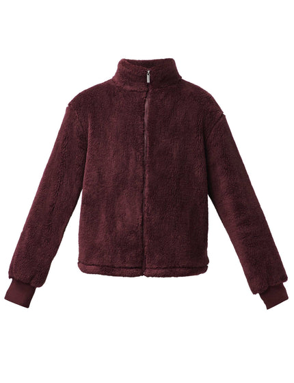 Sweaty Betty Canyon Fleece Zip Up - Malbec Redimages7- The Sports Edit